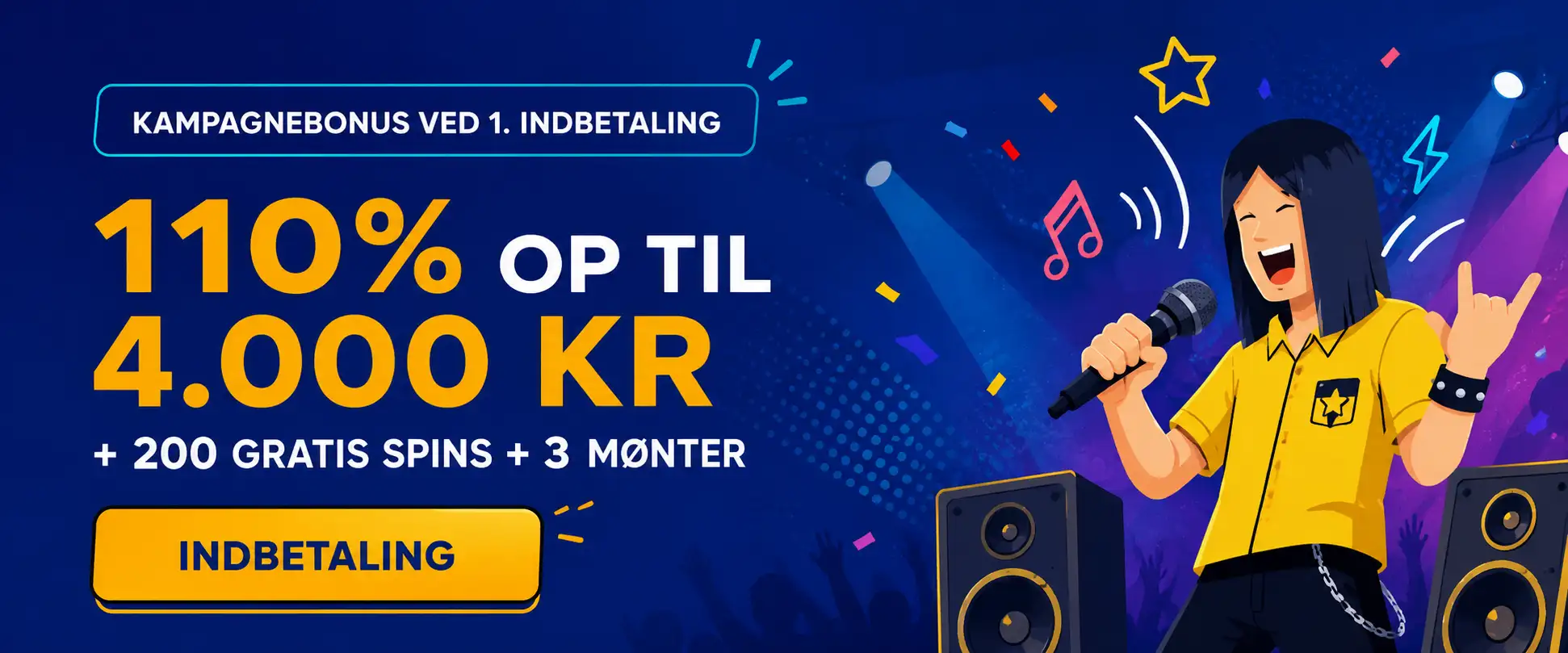 110% bonus op til 4000 kr